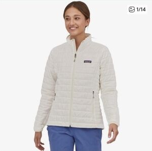 Patagonia Women's Nano Puff Jacket - Birch White Size XXL
